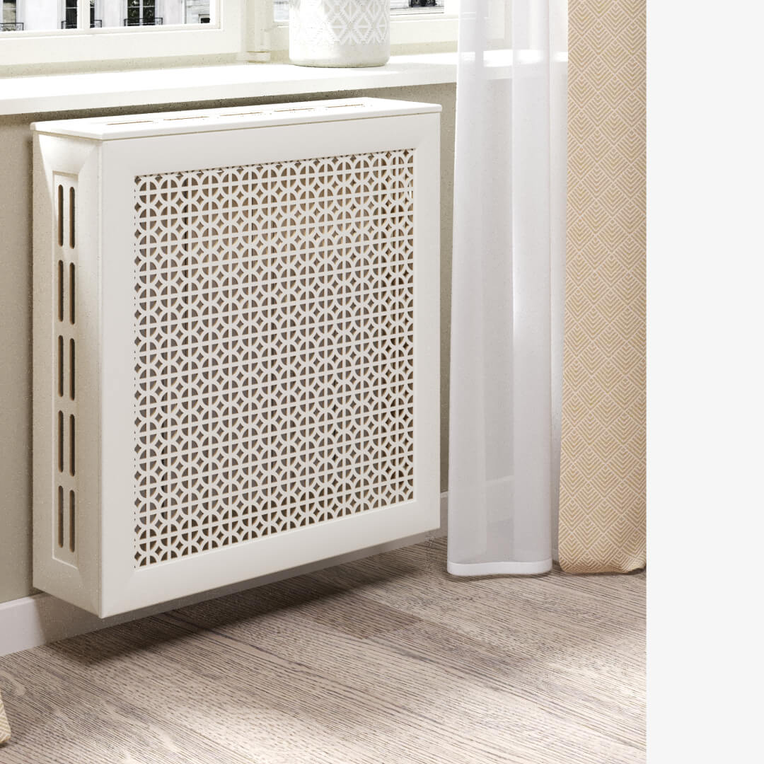 Экран для радиатора 60х60 см Сусанна белый STELLA Standart STSR-1198 - Вид №1