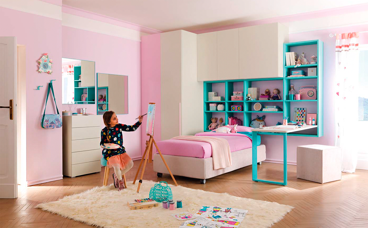 Детская из модулей  MORETTI  COMPACT KC408 