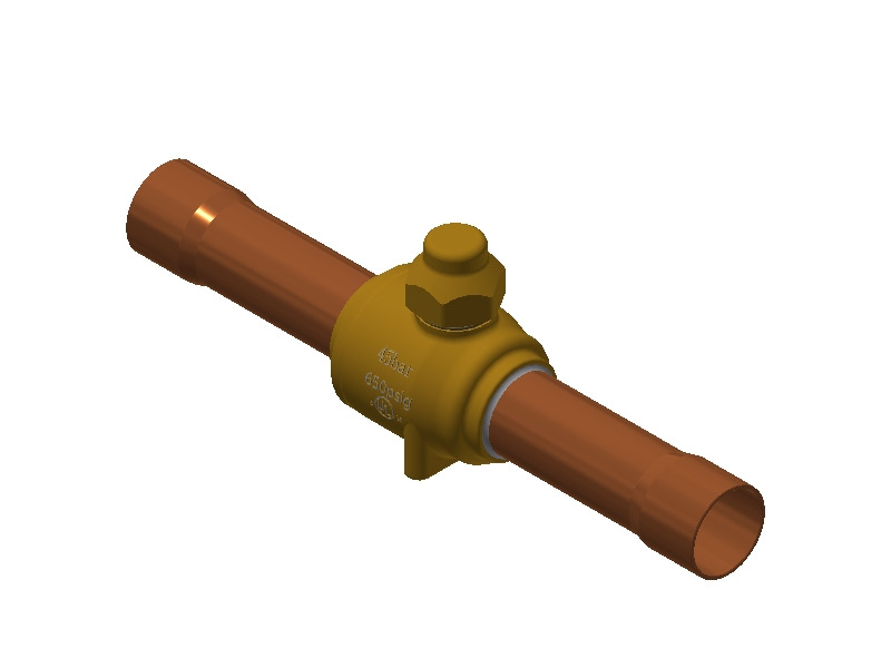 Danfoss GBC — Запорные шаровые краны для CO2 45 бар GBC 10s Кран запорный шаровой 009L7571  - Вид №13