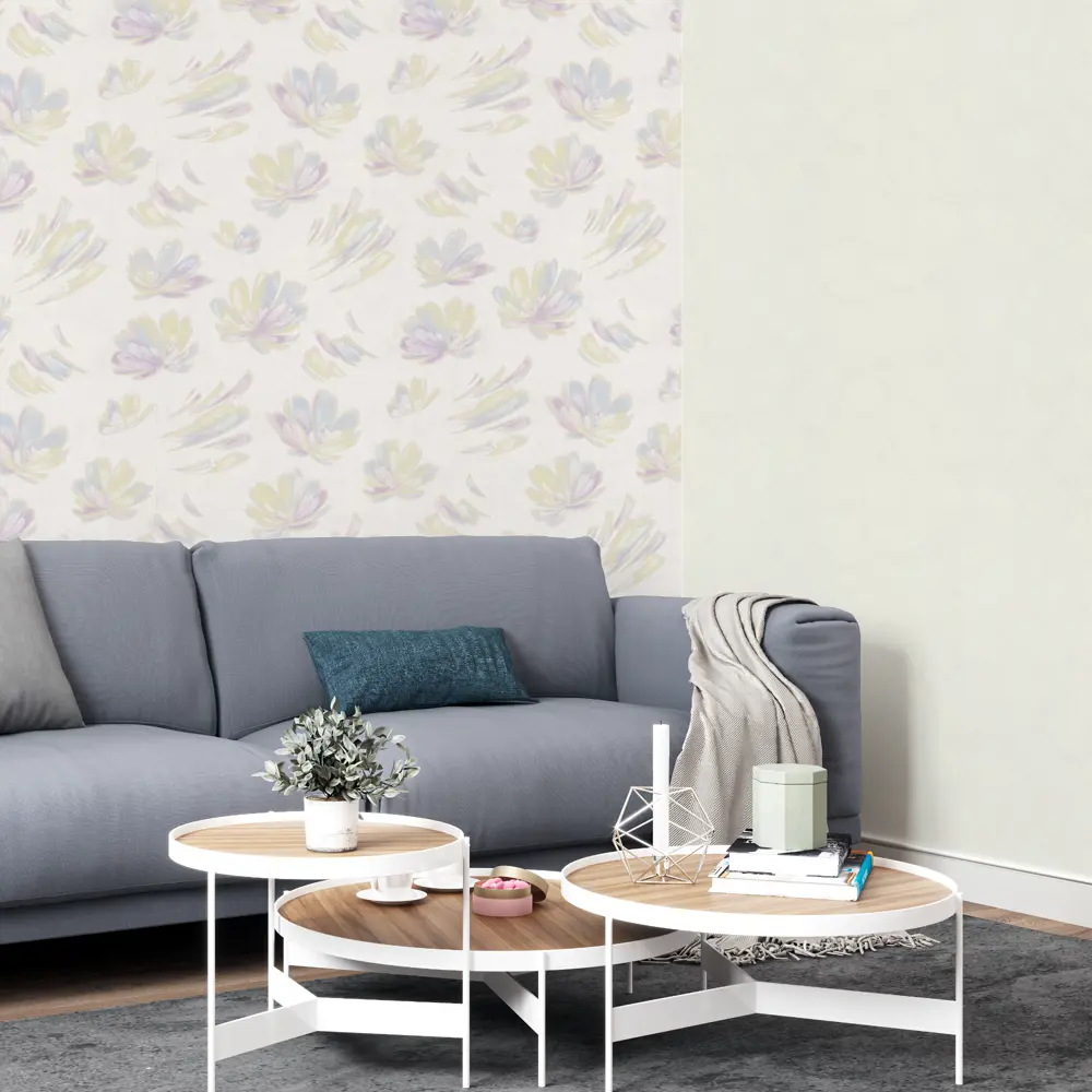 Обои флизелиновые Palitra Home Vanille белые 1.06 м 382-11 84773383 STLM-2042132 - Вид №3