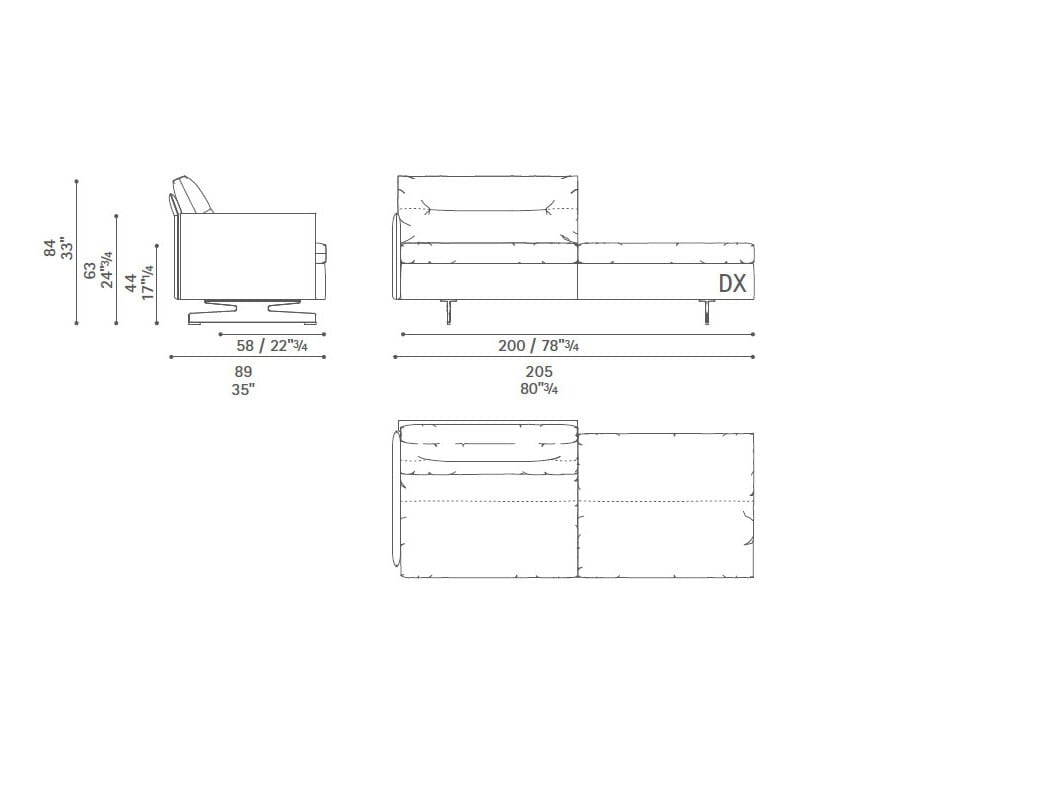 Диван с журнальной стойкой Poltrona Frau коллекция-диваны и кресла ARCH-00101037 - Вид №59