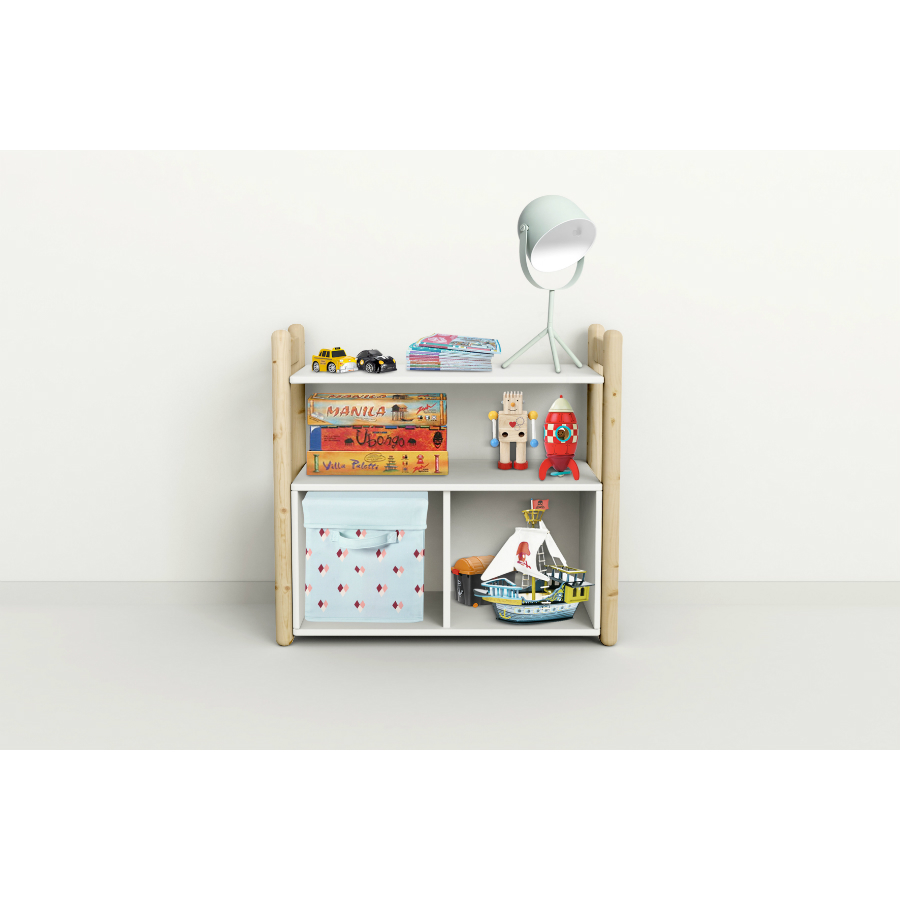 Гарнитур Mini A, 1 полка и 1 книжный шкаф, лакированный Flexa 812620380 - Вид №2