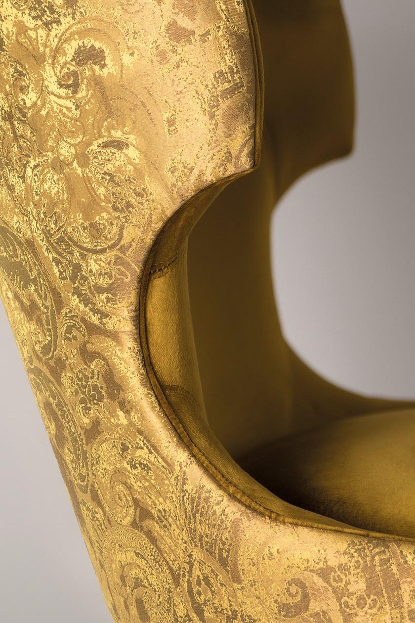 Tirolo Кресло из ткани с высокой спинкой Rose 066 p - Вид №3