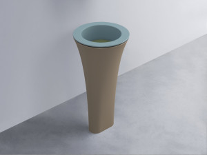 AMLA45-PL+AMPILT-AG+AMCOLT-AN Раковина Amedeo Tondo отдельностоящая cielo Enjoy + Amedeo