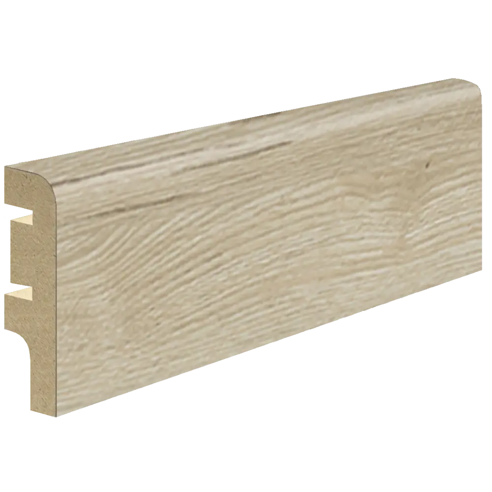 Плинтус 2100x70x16 мм ПВХ ламинация цвет дуб галифакс VELLDORIS STLM-2158331