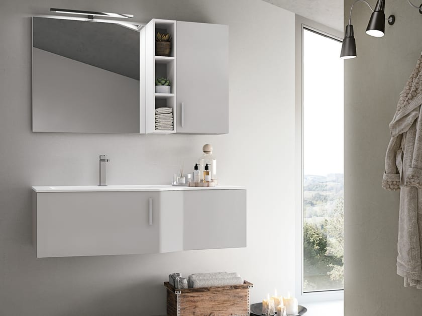 Подвесной умывальник с ящиками Gruppo Geromin Str8 ARCH-00149875