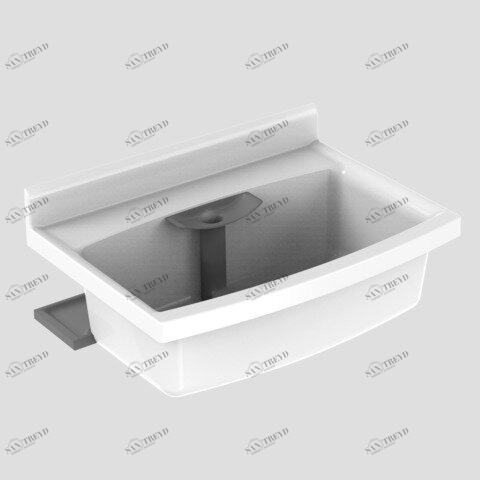 227186410100020 Подвесная раковина настенная овальная Sanit  белая 