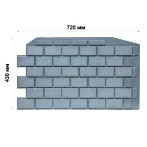 90507306 Комплект панелей ПВХ 720х430мм 0.23м² 10шт серый ЛОКОПЛАСТ STLM-0257772