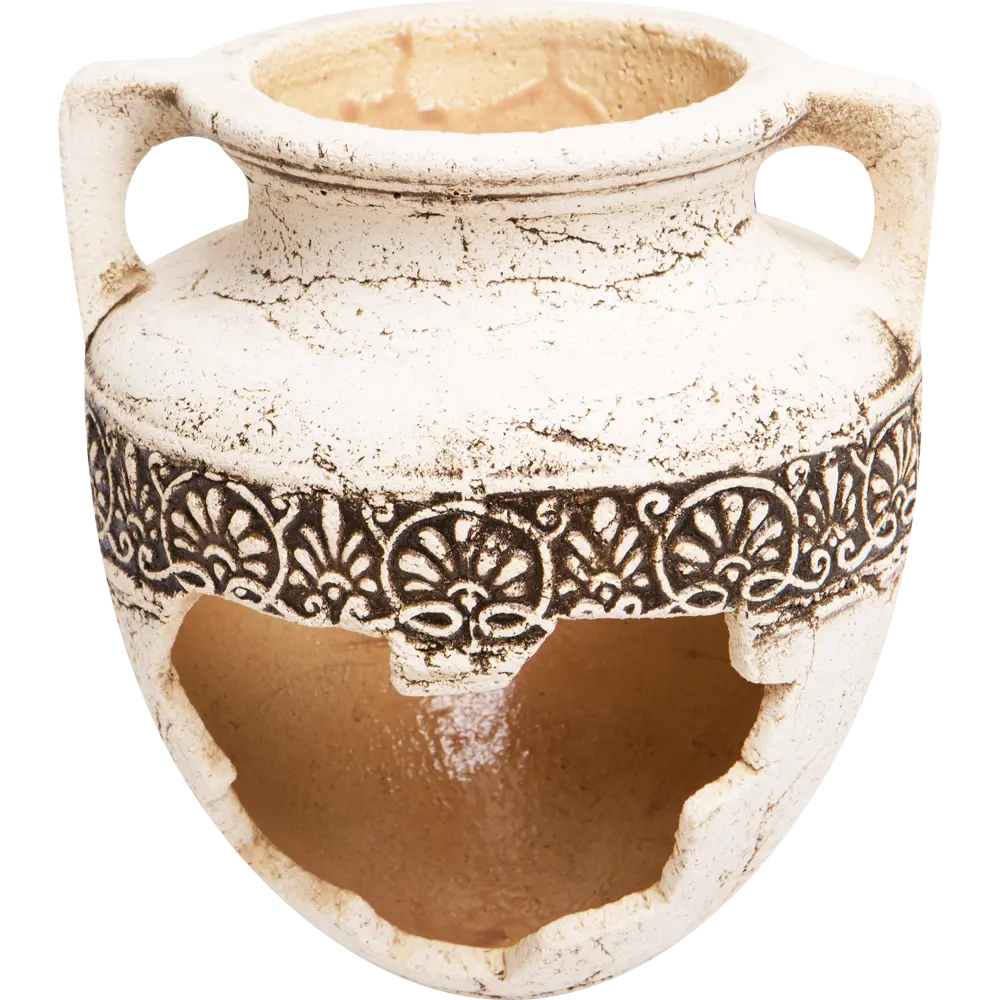 Амфора Коринф малая 23x23x29 см v6 л шамотная глина бежевый Santreyd STLM-2112660