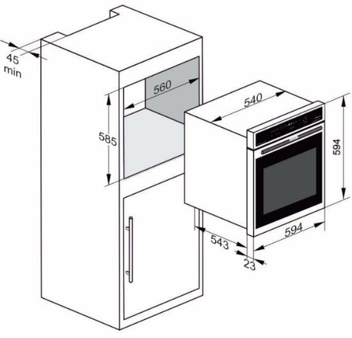 5347623 Электрический духовой шкаф Kaiser EH 6306 RS черный STDN-0045268 - Вид №7