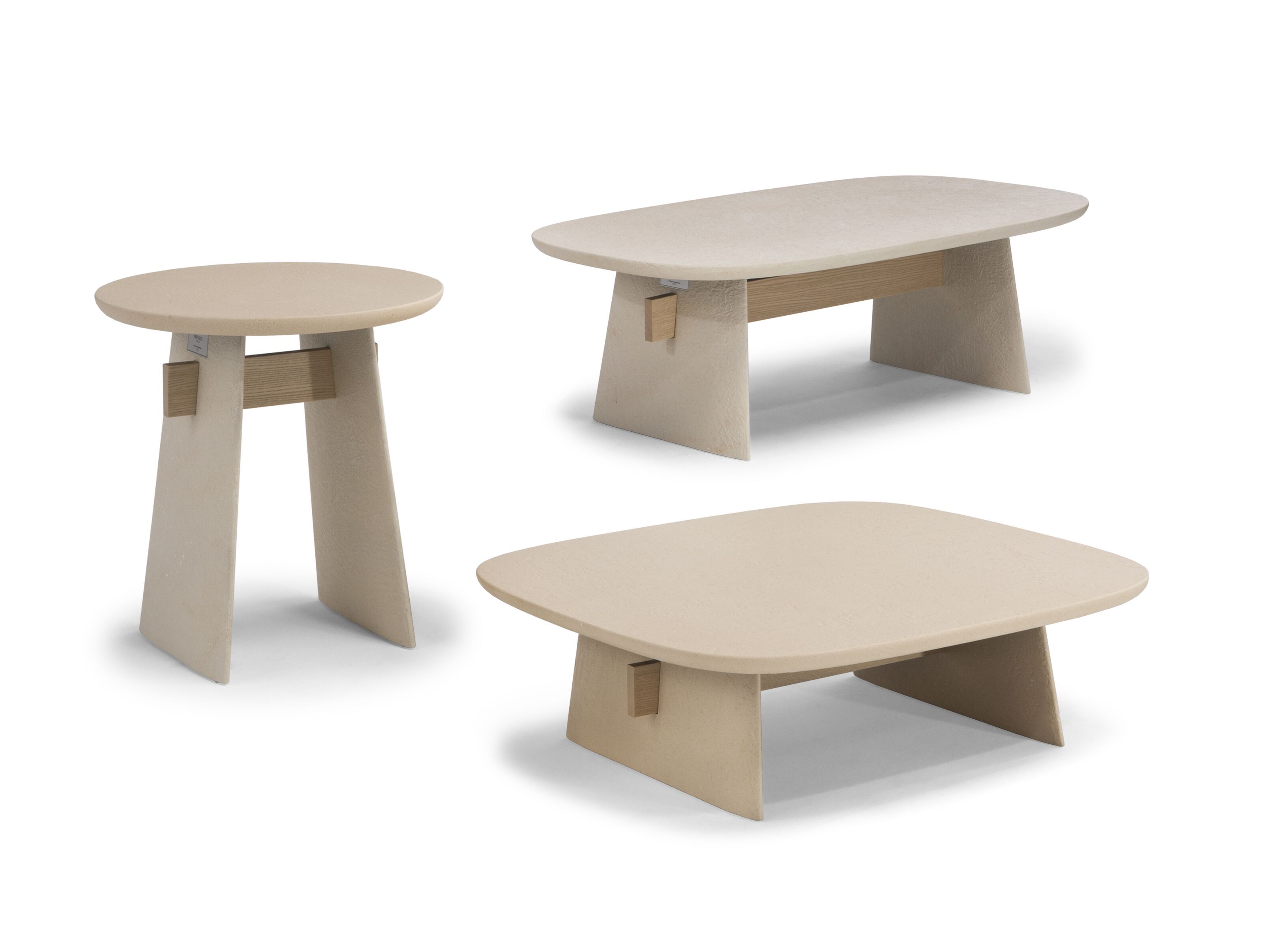 Прямоугольный журнальный столик из камня Лечче Natuzzi Italia ARCH-00097843 - Вид №3