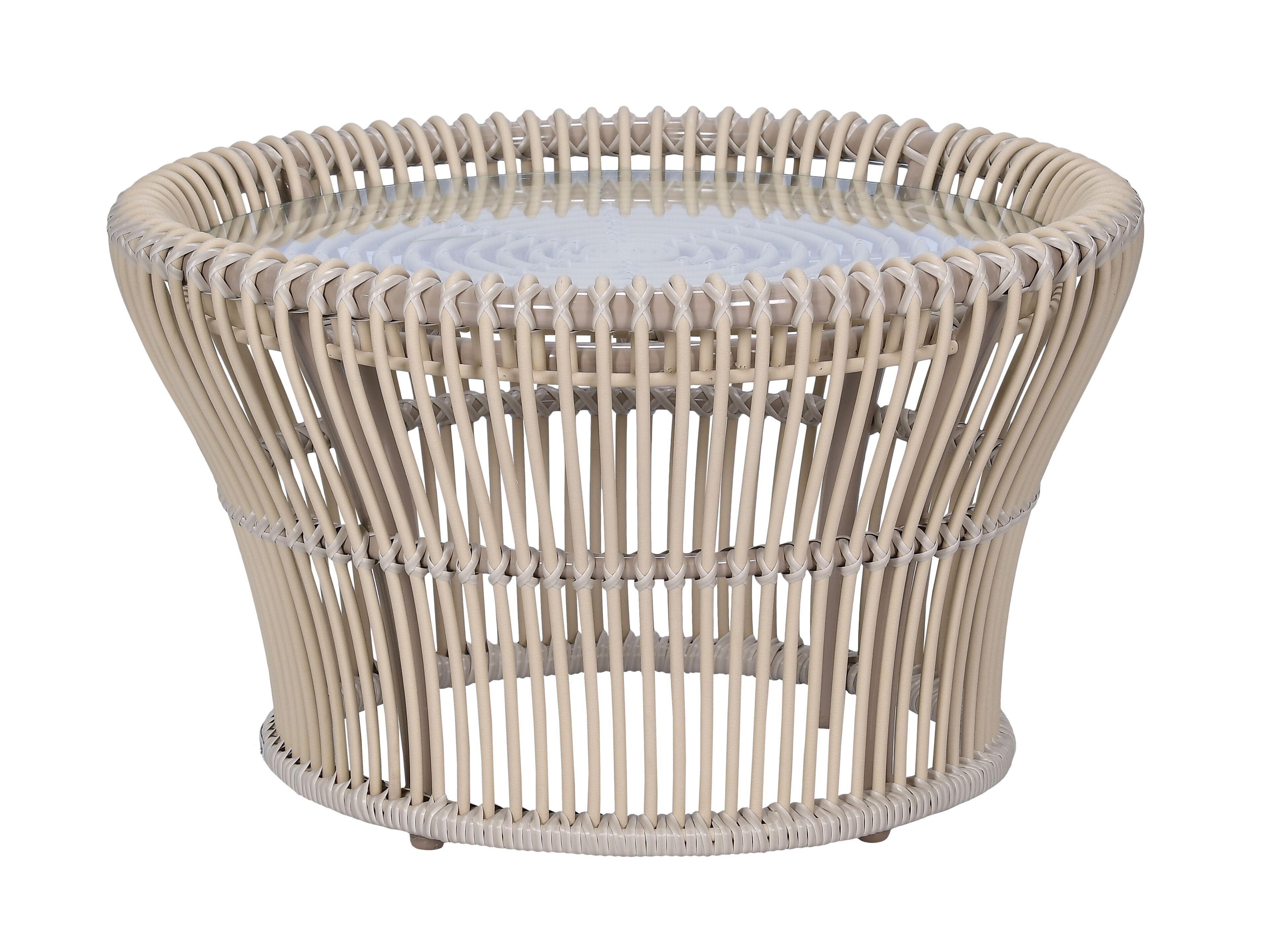 Круглый журнальный столик из синтетического волокна cbdesign Bahia ARCH-00137289