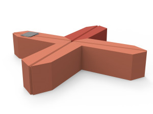 Модульная скамья из пены QM без спинки