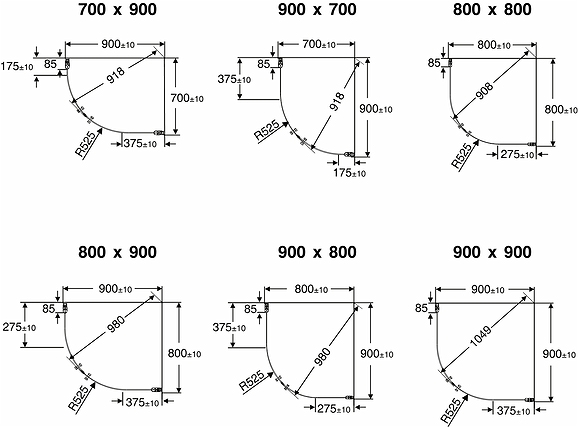 58800082 Гнутая дверь IFO Space SBVF, белые лакированные профили, матовое стекло с профилем ручки, SBVF 800 - Вид №7