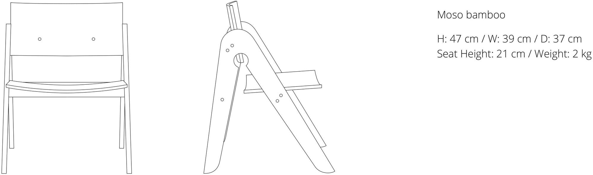 We Do Wood Бамбуковый стул  1020105/-06  - Вид №15