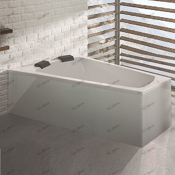 Ванна встраиваемая LARGO 180х140 см с аэромассажем Deluxe HOESCH 3705