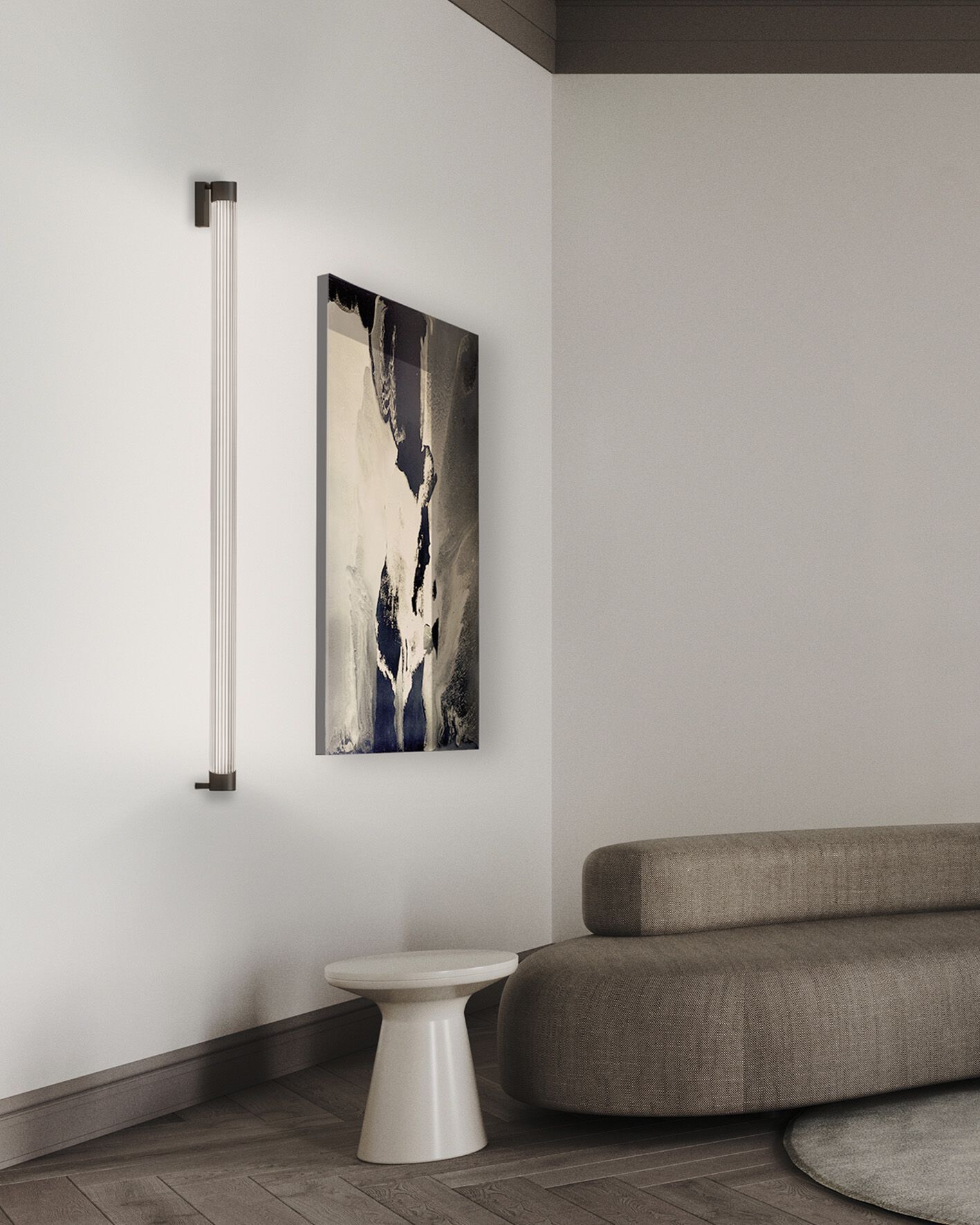 Настенный светильник из боросиликатного стекла Euroluce Lampadari текстура ARCH-00121824 - Вид №1