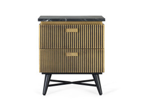 Прямоугольная тумбочка из манго с ящиками