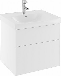 47434 IFO Sense тумба под умывальник с двумя ящиками, W = 600 мм, W1 = 622 мм, шпон черного дуба