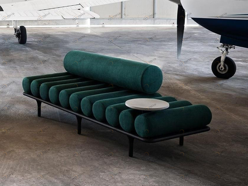 Tacchini Скамейка из ткани Five to nine sun-id-1437900