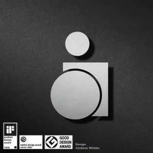 P0601 Пользователь инвалидной коляски с пиктограммой туалета, справа PHOS