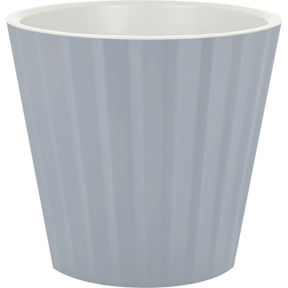Горшок цветочный Ingreen Sand Утро туманное ø19 см h17.7 см v3.3 л пластик серый STLM-2206255