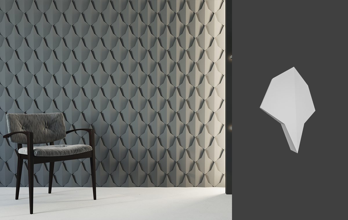 DRAGON SCALE - C 3D Панели LAB.Space DRAGON SCALE - C-1