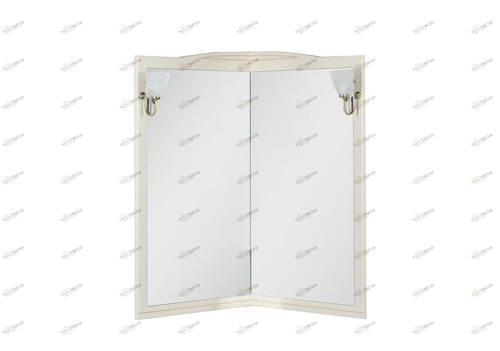 Зеркало Aquanet Луис 70 угловое бежевый 00171915