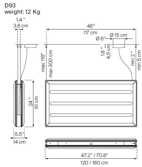 LUCEPLAN Светильник подвесной звукопоглощающий светодиодный в домашнем животном  D93  - Вид №4