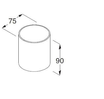 Держатель зубной щетки из Cristalplant® Boffi ARCH-00071975 - Вид №2