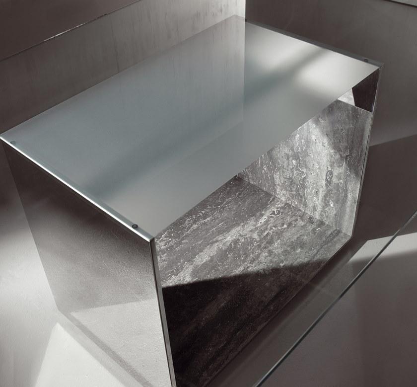 ACERBIS Прямоугольный стол из нержавеющей стали и стекла sun-id-1398072 - Вид №2