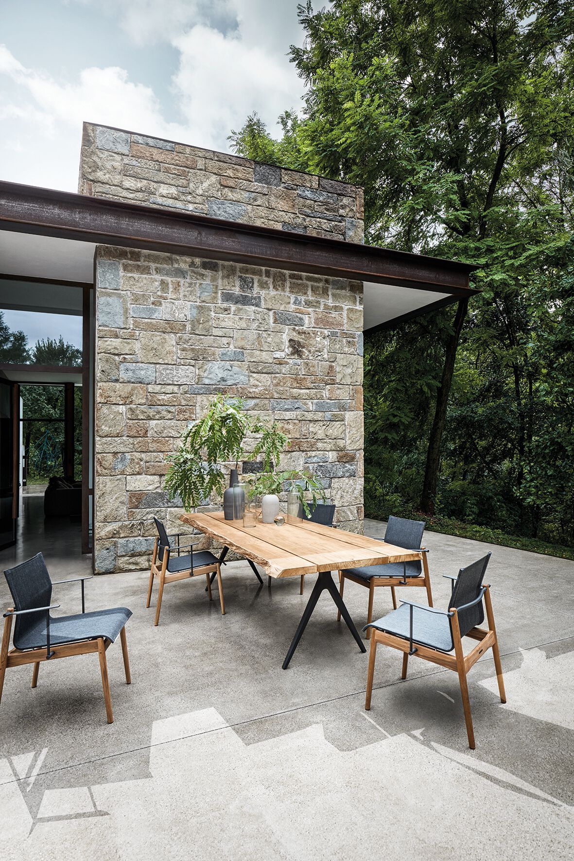 Прямоугольный садовый стол из тикового дерева Gloster ARCH-00117209 - Вид №11