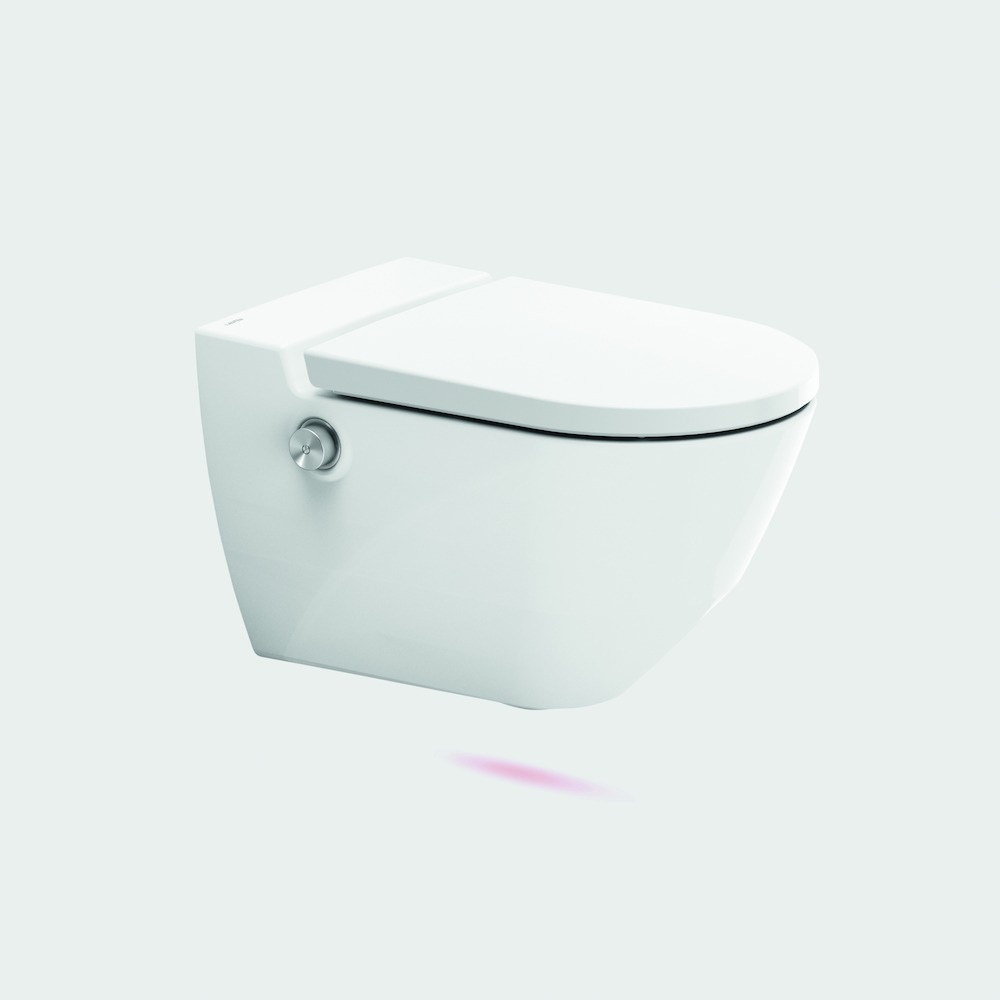 H8206017570001 Подвесной унитаз-биде, безободковый rimless, включает в комплект съемное сиденье с крышкой с механизмом "мягкое закрывание" LAUFEN PRO - Вид №44