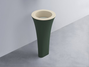 AMLA45-LN+AMPILT-PM+AMCOLT-MU Раковина Amedeo Tondo отдельностоящая cielo Enjoy + Amedeo