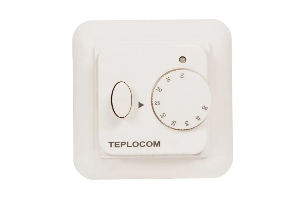 92713589 Термостат для тёплого пола TEPLOCOM TSF-220/16A, цвет белый STLM-0538687