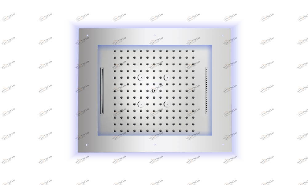 HI0928 Потолочный & настенный душ FRAME/4 - RGB CROMOTHERAPY BOSSINI 