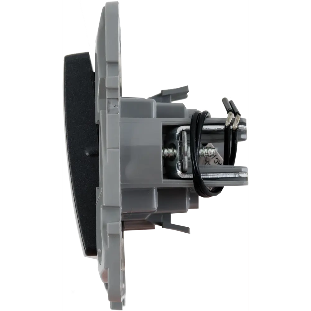 Legrand Etika: переключатель одноклавишный с подсветкой антрацит 17357049 STLM-0008036 - Вид №3