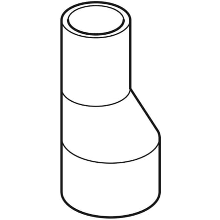 372.598.16.1 Переход эксцентриковый Geberit PE, длинный Geberit  - Вид №1