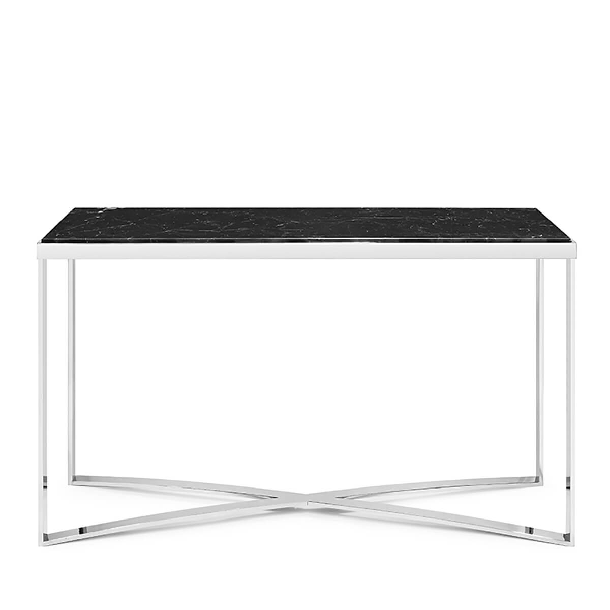 450184-90 ABHIKA КОНСОЛЬ ХРОМО МРАМОР H96,5 152,5X52 BLACK 
