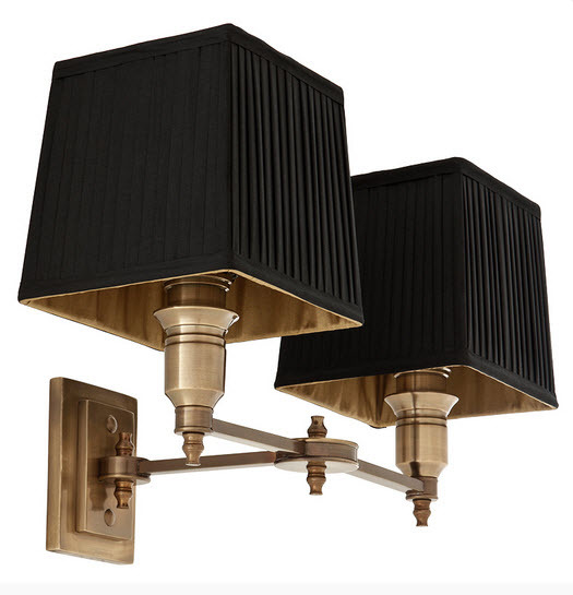 Бра Lexington Double от Eichholtz Черный/бронза 108635 EICHHOLTZ ПОД СТАРИНУ 059739 Бронза;черный  - Вид №1