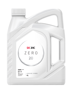 90837803 Моторное масло ZERO 0W-20 синтетическое 4 л STLM-0405922 ZIC