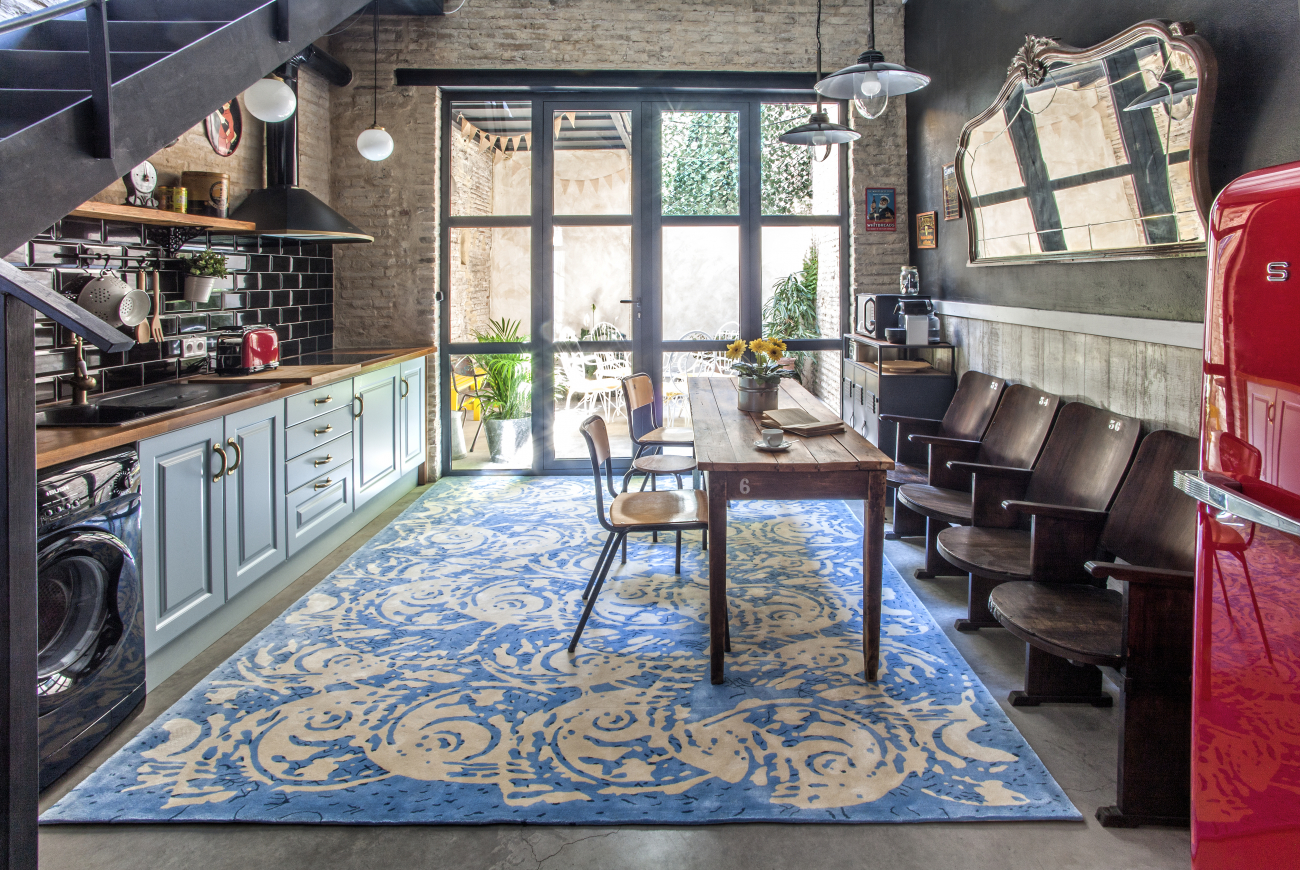 Ковер Kids of the ocean от NOW CARPETS NOW CARPETS ДИЗАЙНЕРСКИЕ 153577 Голубой  - Вид №2