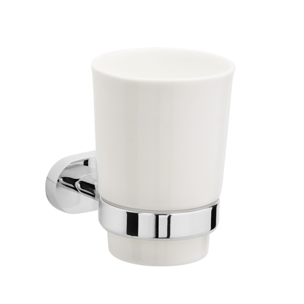 R50102 Стакан одинарный, керамический Raiber 