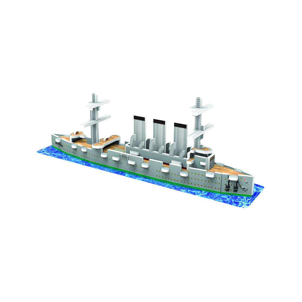 3D Пазл "Две столицы" 17028 Крейсер Аврора, СПб Не в масштабе IQ 3D sun-id-2094154