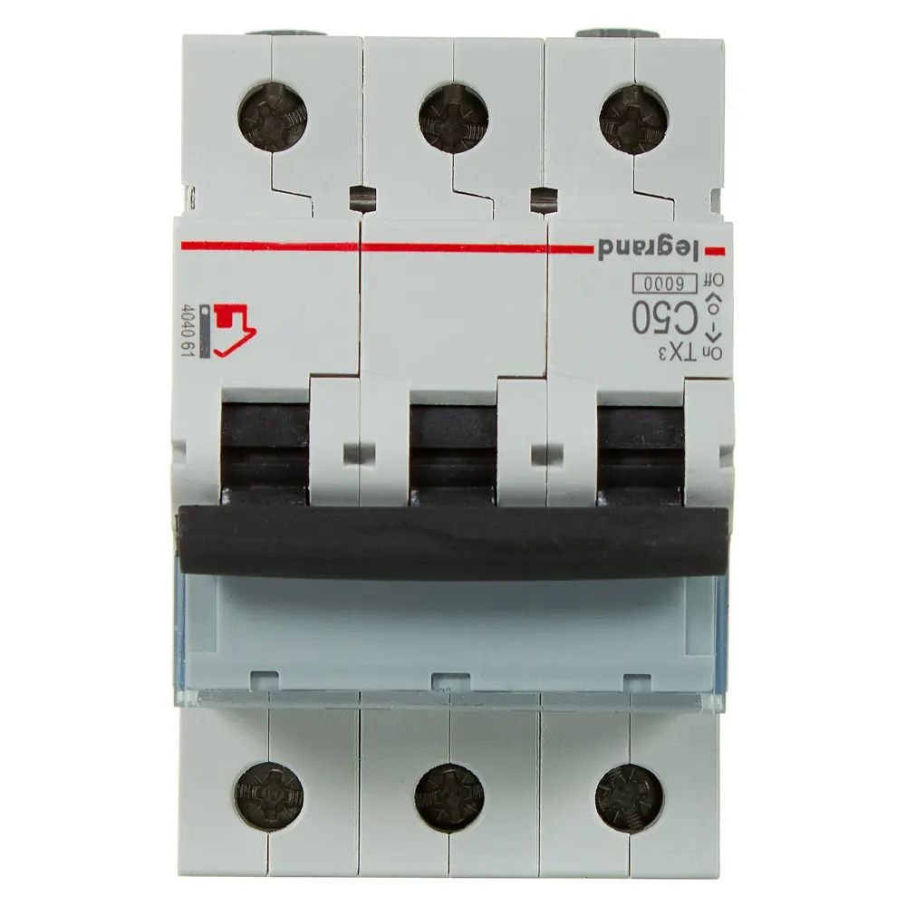 Автоматический выключатель Legrand TX3 3P C50 А 6 кА 10306660 STLM-2190804  - Вид №1