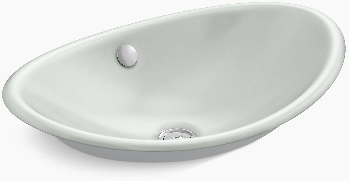 K-5403-W-FF Накладная раковина на столешницу  прямоугольная Kohler 