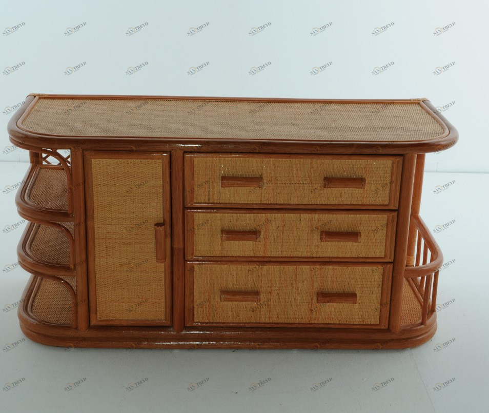 Комод из ротанга коричневый "Коньяк" 08/35 VINOTTI  00-3885294 Коричневый 