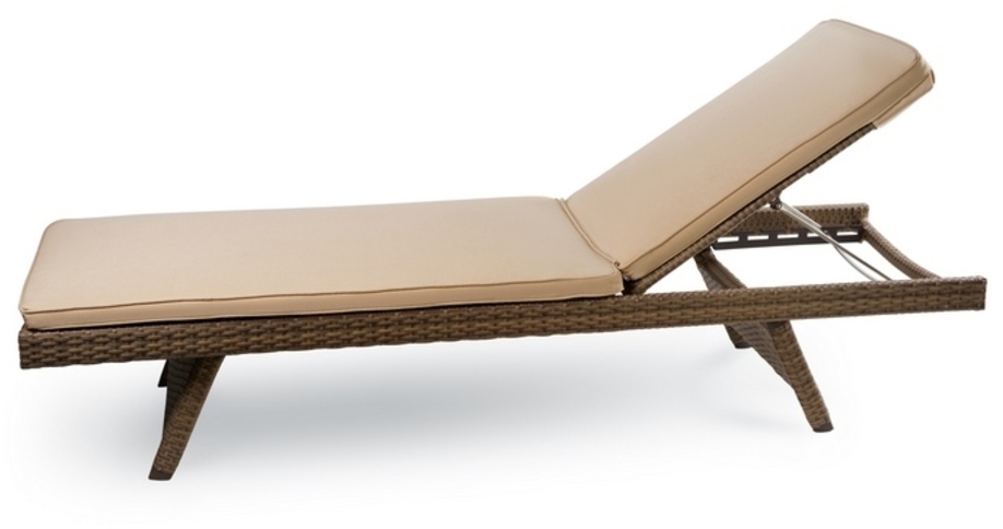 91020296 Шезлонг summer-1 искусственный ротанг 71.5x30x191 см SUMMER STLM-0444342 JOYGARDEN