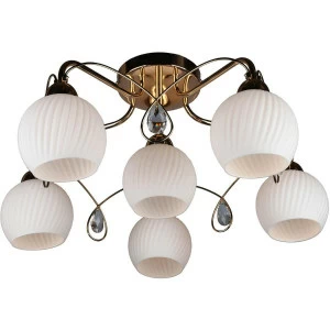 Потолочная люстра Omnilux OML-31907-06 OMNILUX OML-319 182855 Белый