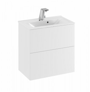 9741373111 IDO Elegant напольная тумба под умывальник, с двумя ящиками, компактная, Ш = 900 мм, Ш1 = 915 мм, темно-серый